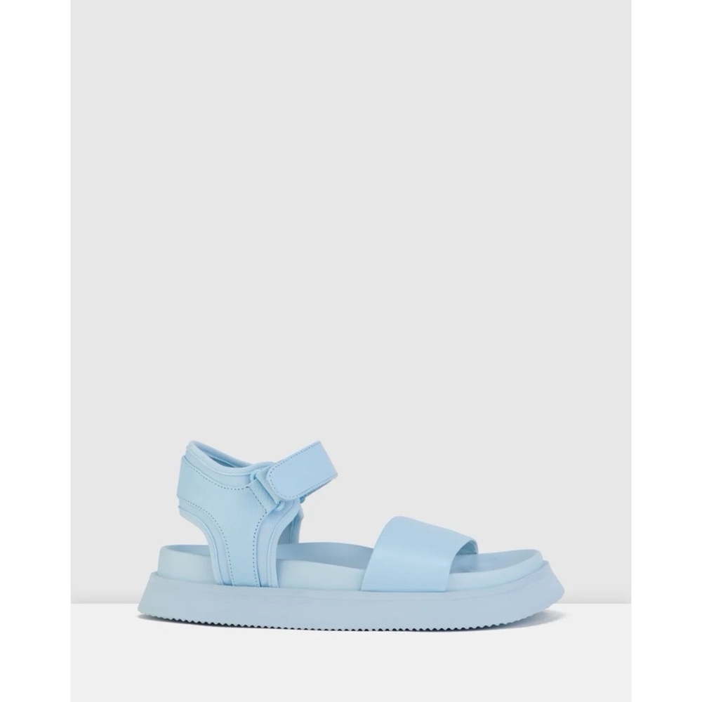 Free People x Rollie Ace Sport Platform Sandals Pastel Blue